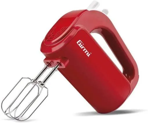 GIRMI SBATTITORE MIXER ELETTRICO CON FRUSTE ROSSO 170W