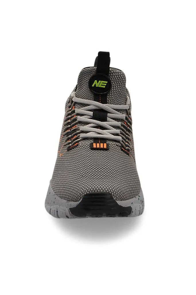 029605 Tenis Urbano Caballero Color Gris Con Detalle Coral