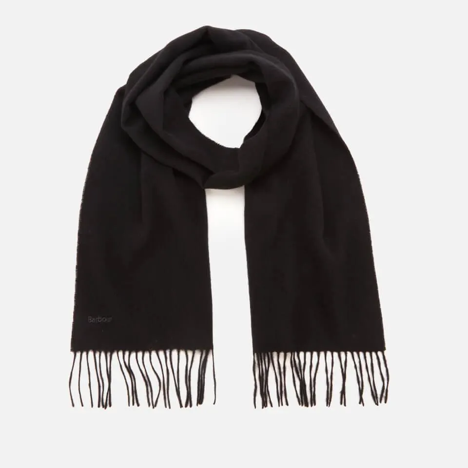 Barbour Casual Women's Lambswool Woven Scarf - Black