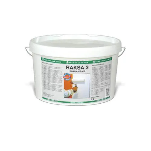 Raksa 3 pohjamaali 9L maalarinvalkoinen