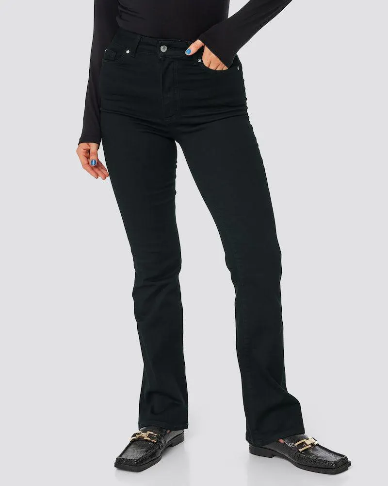 Korkeavyötäröiset bootcut-farkut