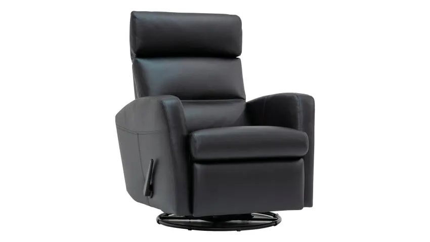 ERGO-mekanismituoli Nahka/keinonahka, musta