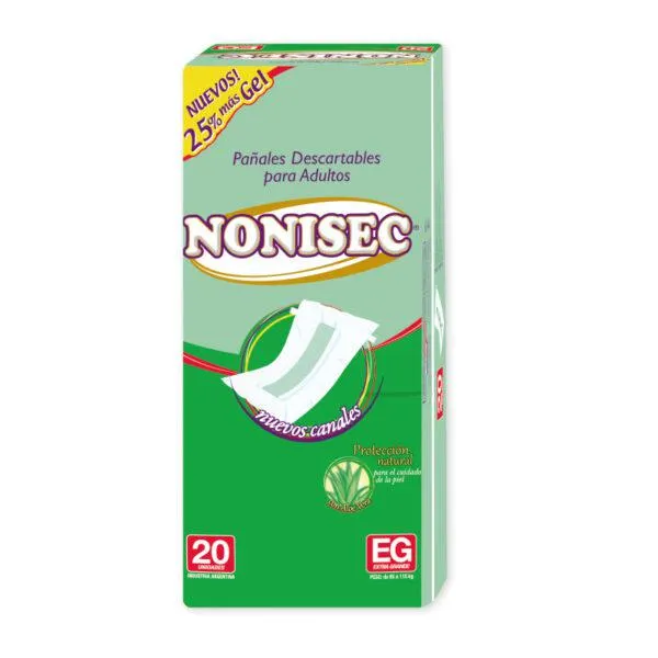 Pañales Nonisec Clasicos Unisex Xg
