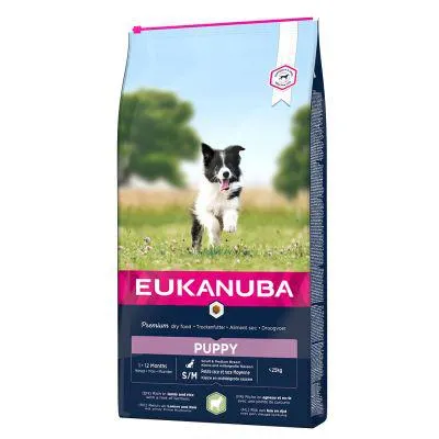 Euk dog puppy-junior small &medium lamb&rice