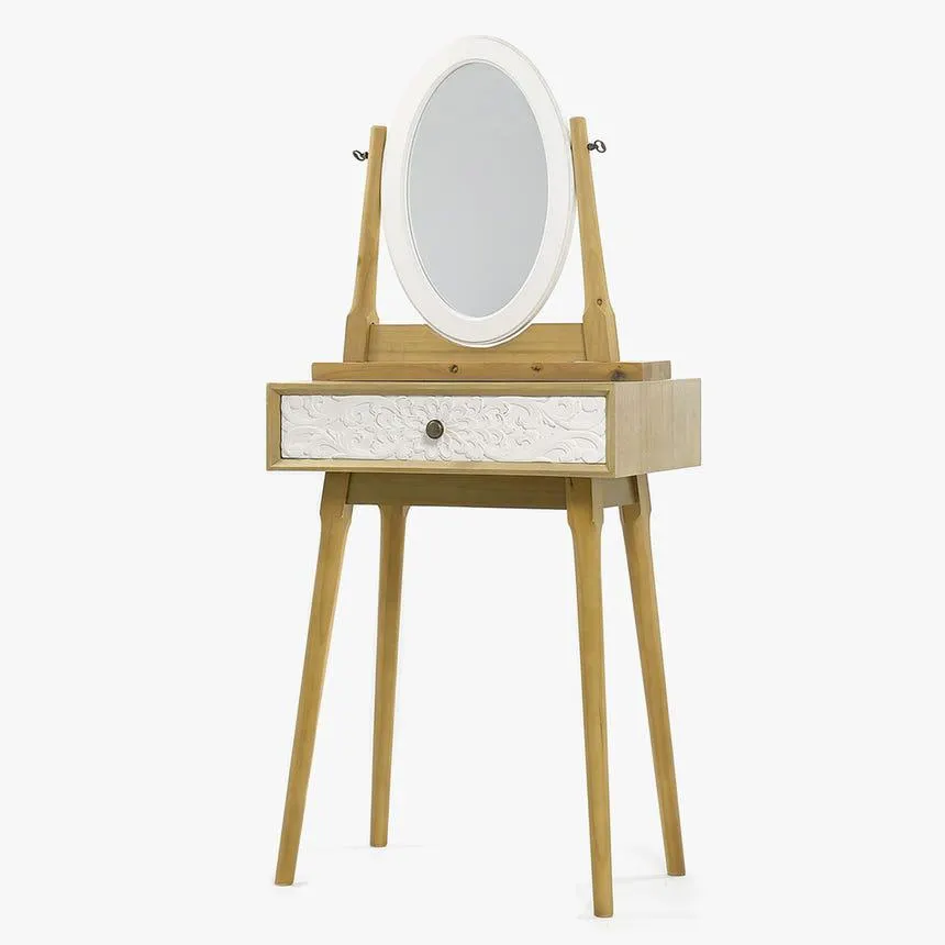 Toucador 1 gaveta 60x36x135 cm FLORENÇA