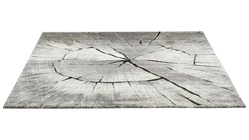 TIMBER-matto L 160 cm x P 230 cm, harmaa/ruskea