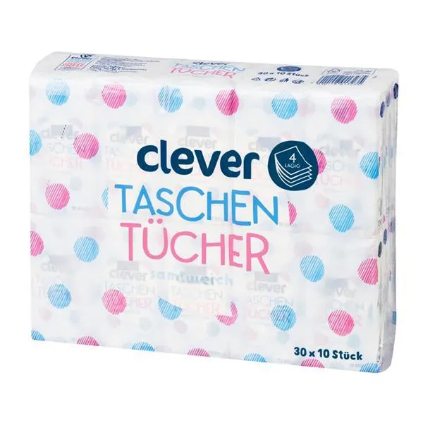 Clever Taschentücher