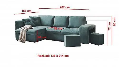 Sedací souprava BATA II BK-OTM-2F+2xHO