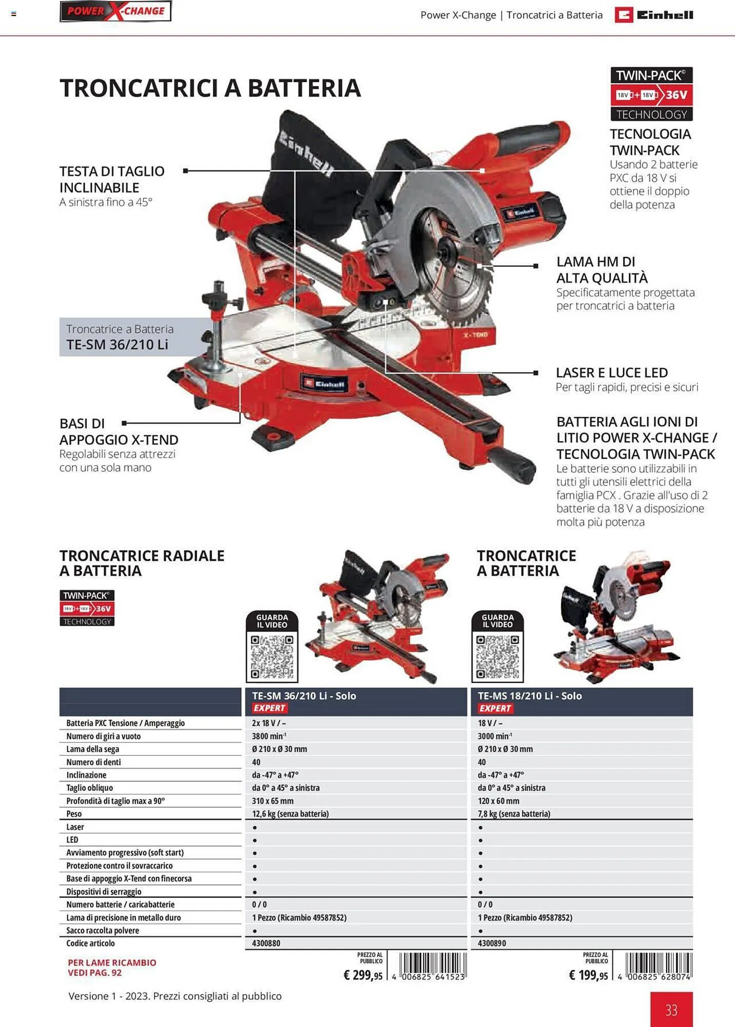 Volantino Einhell da 1 febbraio a 31 dicembre di 2023 - Pagina del volantino 33