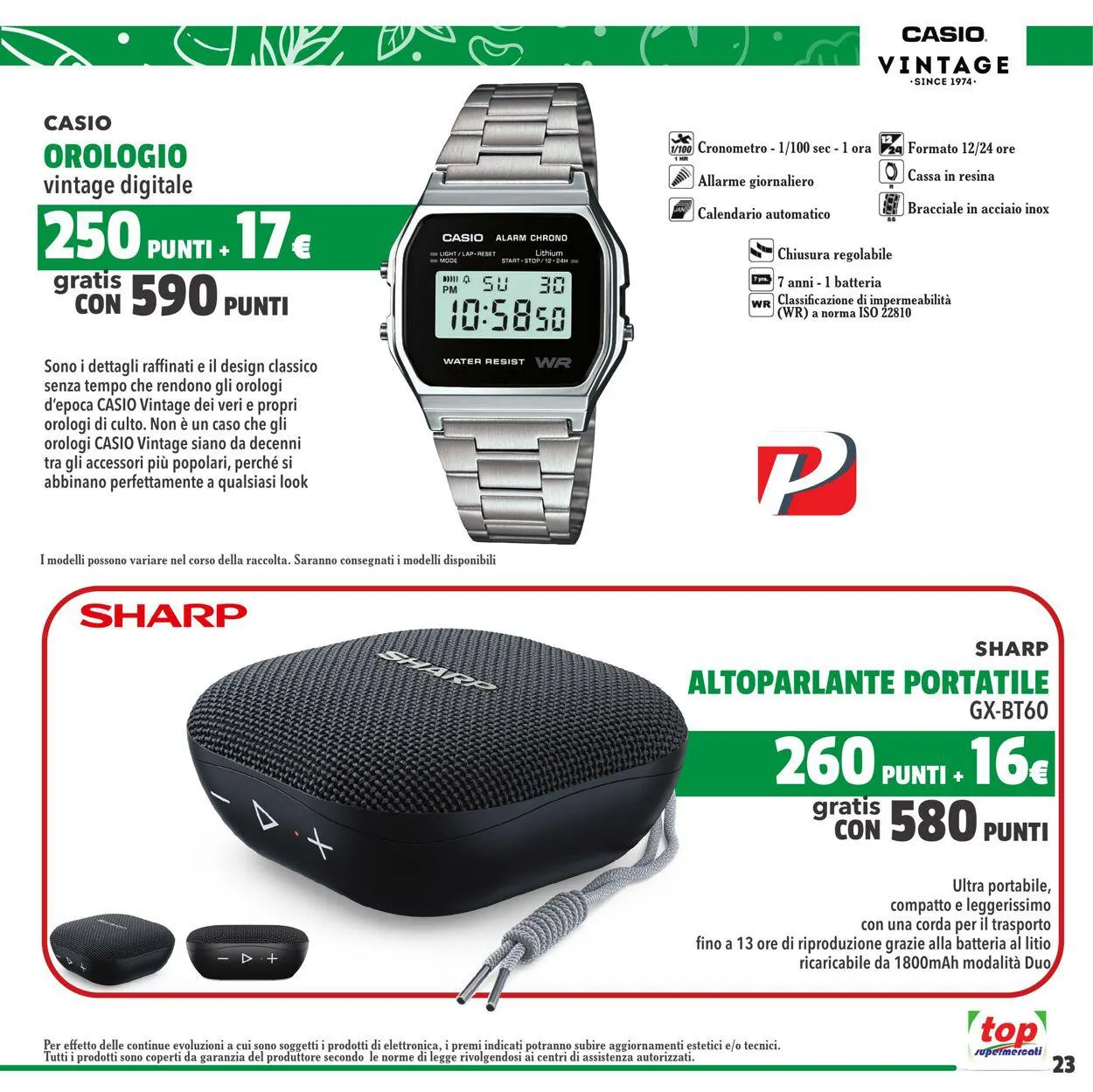 Top Supermercati da 4 maggio a 30 settembre di 2023 - Pagina del volantino 23