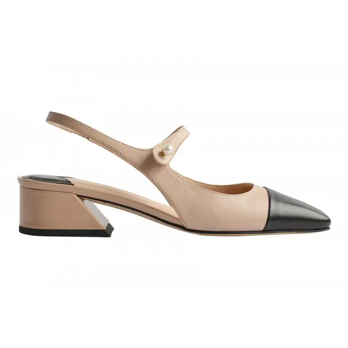 Carvela Luxe Mary Jane Pump On Slanted Heel