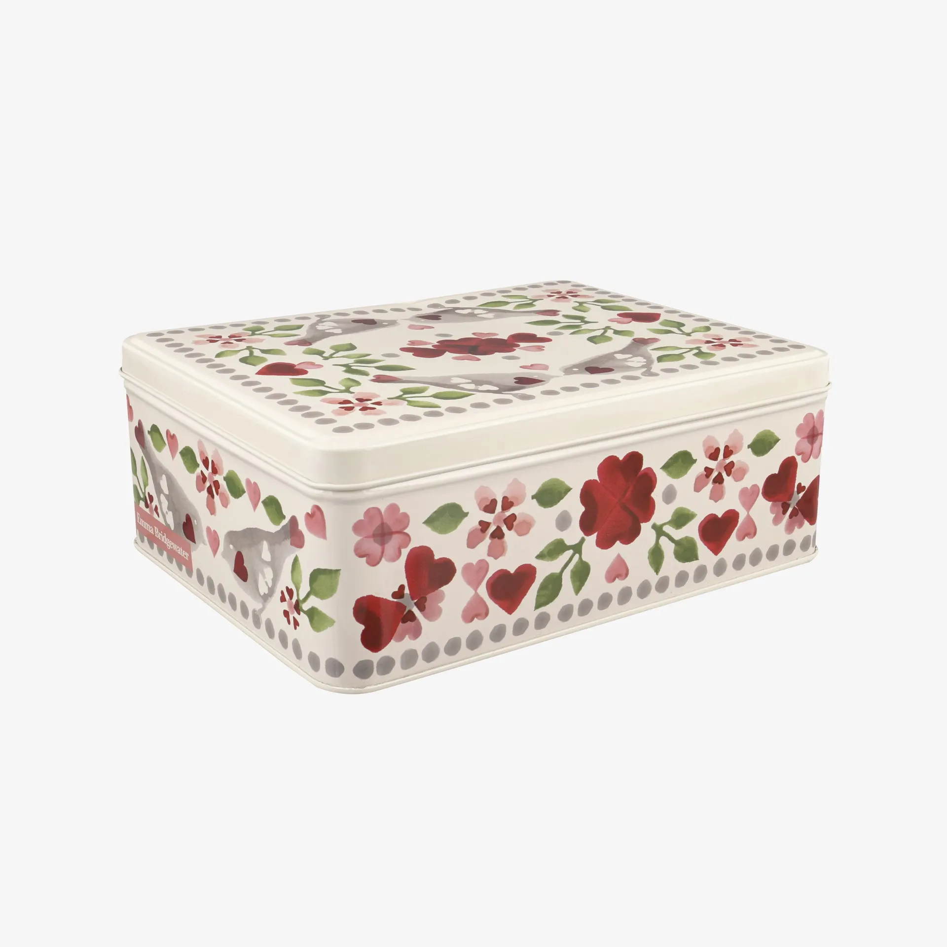 Lovebirds Medium Shallow Tin