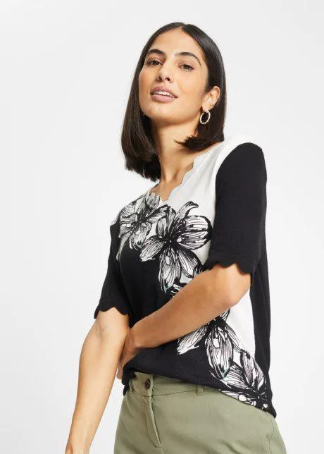 Maglione a maniche corte