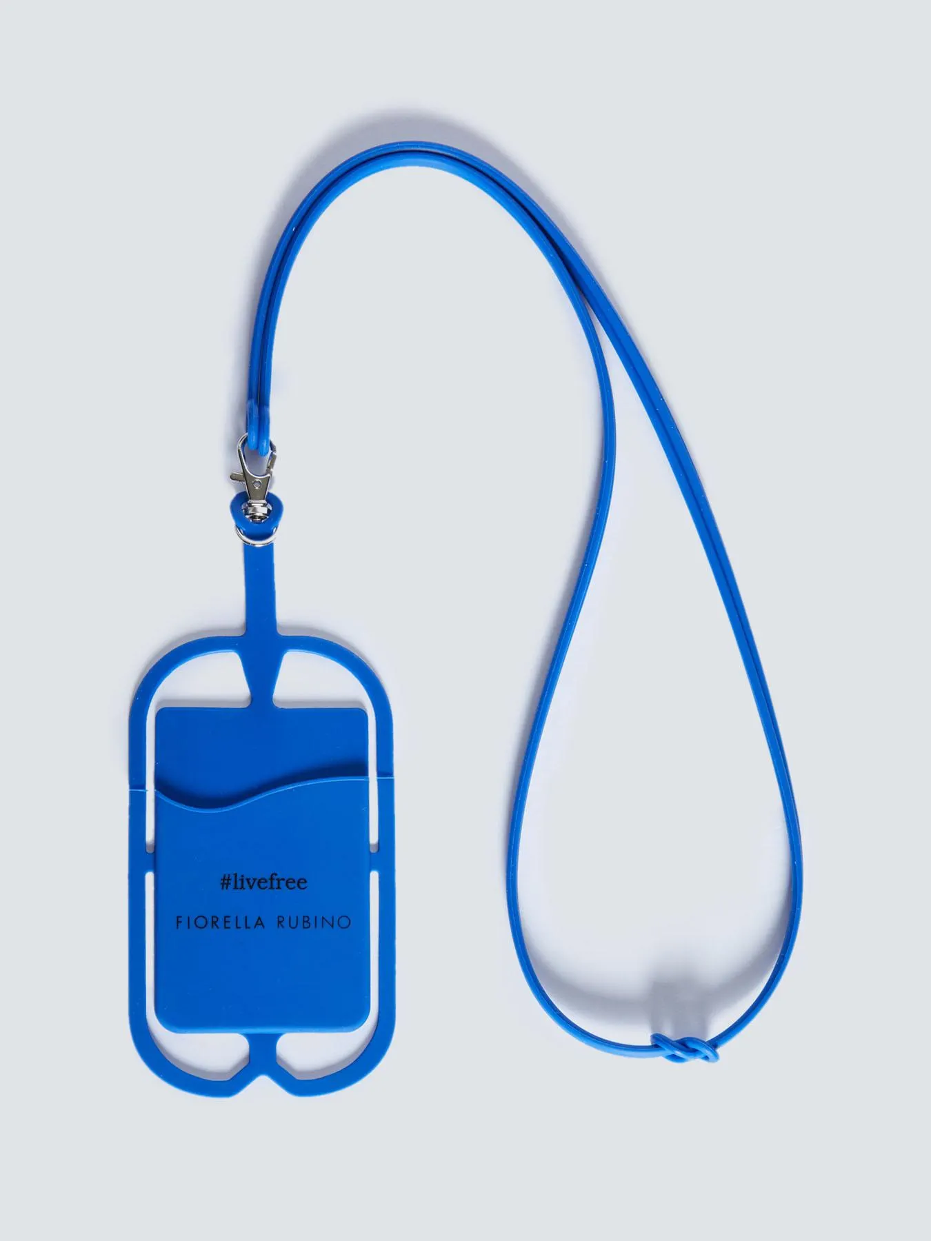 Soporte de goma para móvil con logotipo