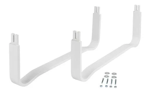 Taivutejalat 90cm valkoinen 2 kpl