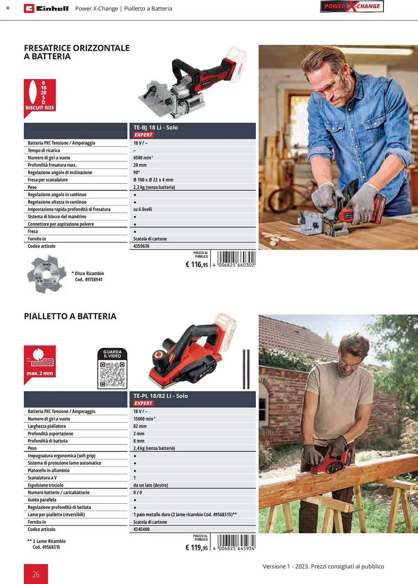 Volantino Einhell da 1 febbraio a 31 dicembre di 2023 - Pagina del volantino 26
