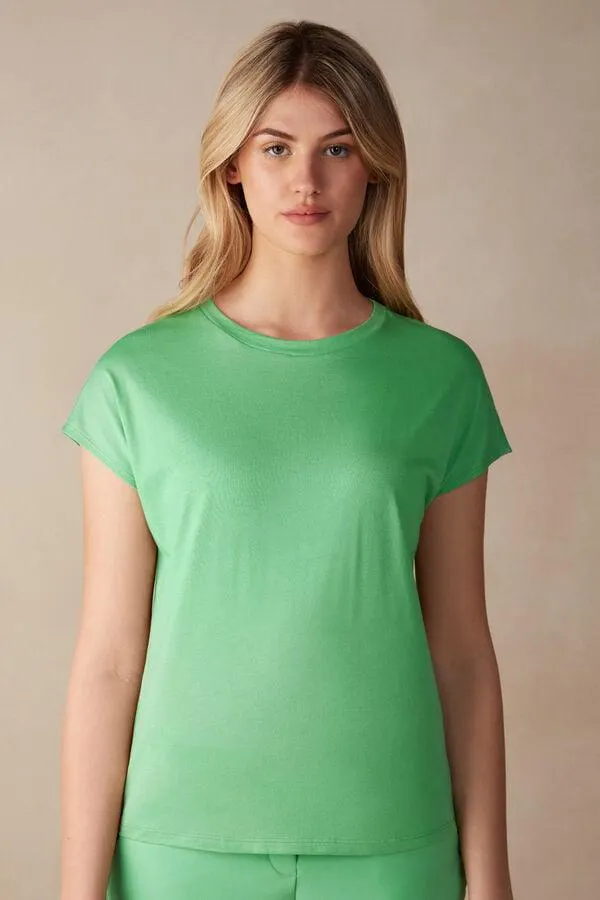 Maglia Manica Corta Girocollo in Cotone Supima® Ultrafresh
