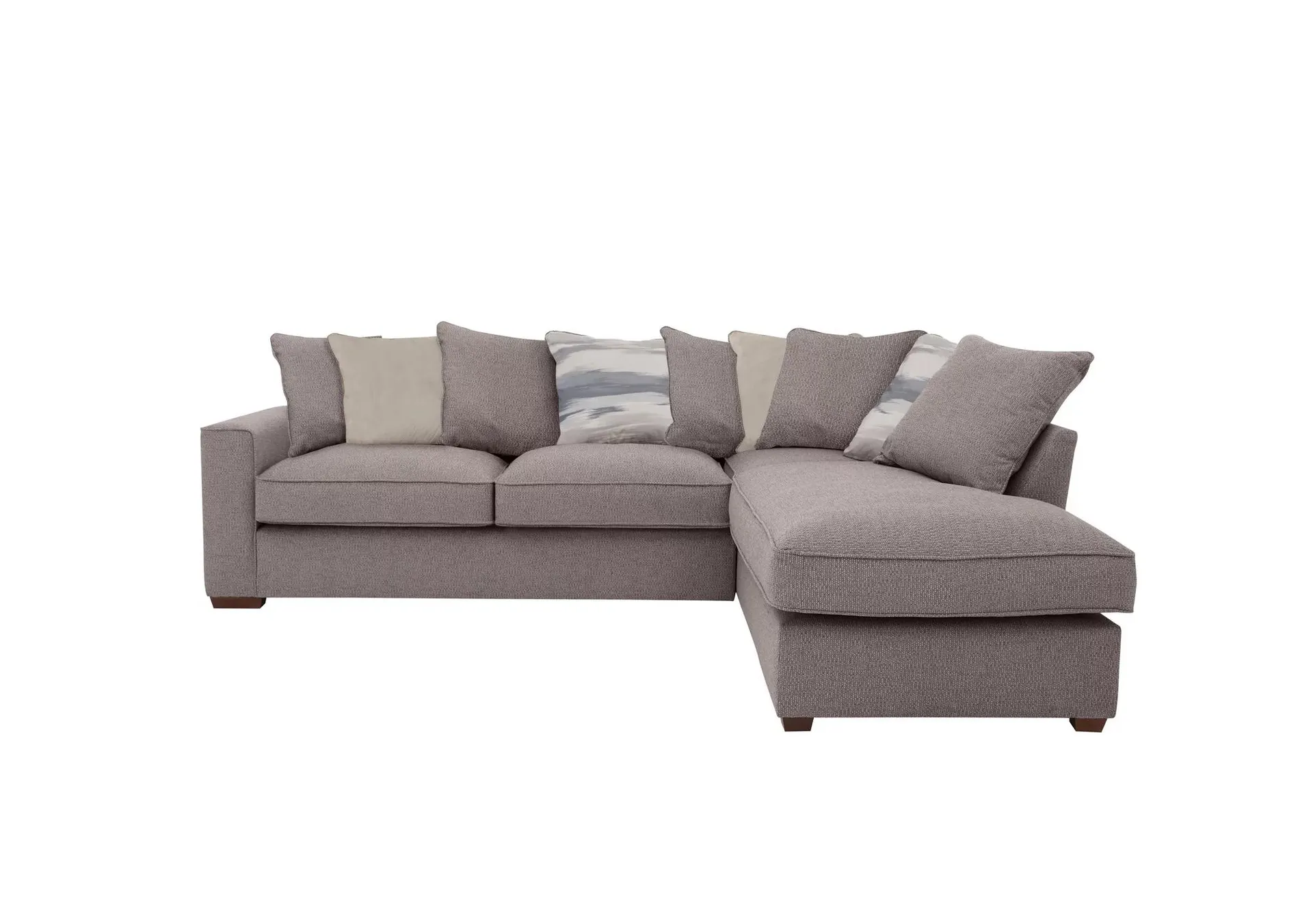 Cory Fabric Corner Chaise Scatter Back Sofa