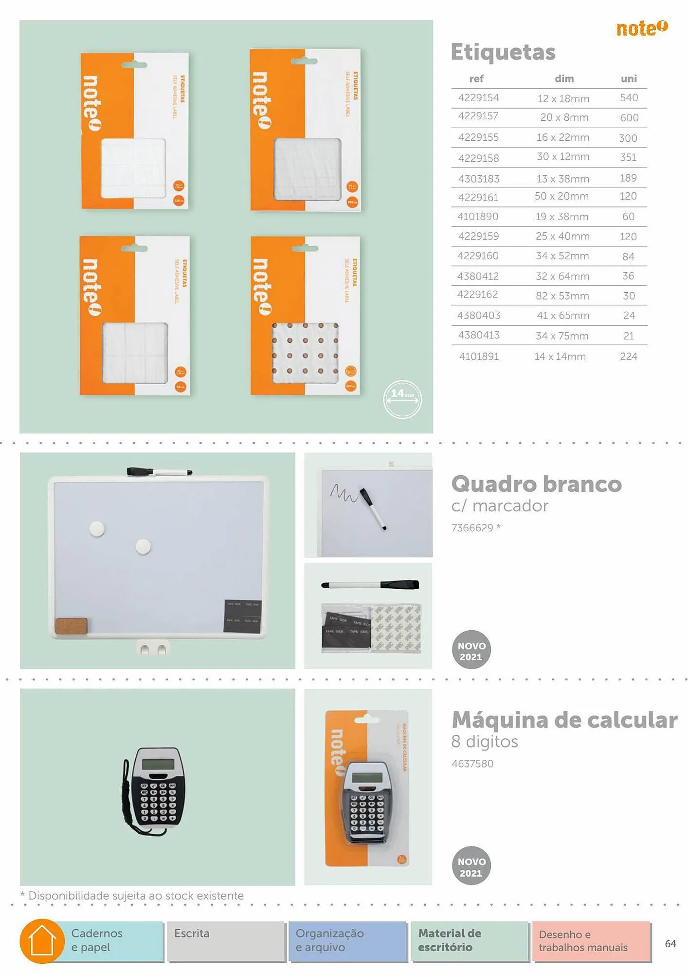 Folheto Folheto Note! de 3 de outubro até 31 de julho 2023 - Pagina 64