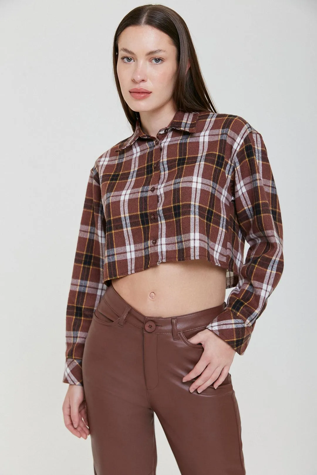 Camisa June - Chocolate