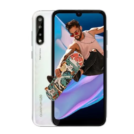 QUANTUM CELULAR LIBRE Q20 4G 6.1" OCTA-CORE 128/4GB 13+5MP ANDROID 10 BLANCO