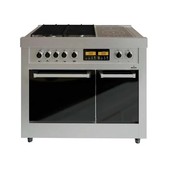 Cocina Industrial Morelli Dupplo 18016 Gas y Eléctrica 100 Cm