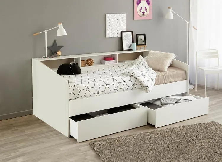 Jamie Day Bed Frame with Storage