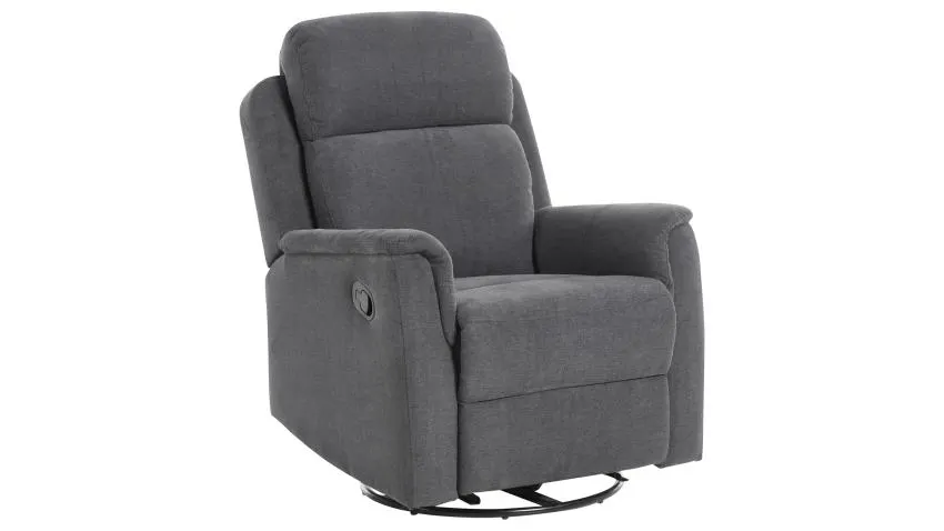 JACKSON-mekanismituoli Enjoy-kangas, tummanharmaa