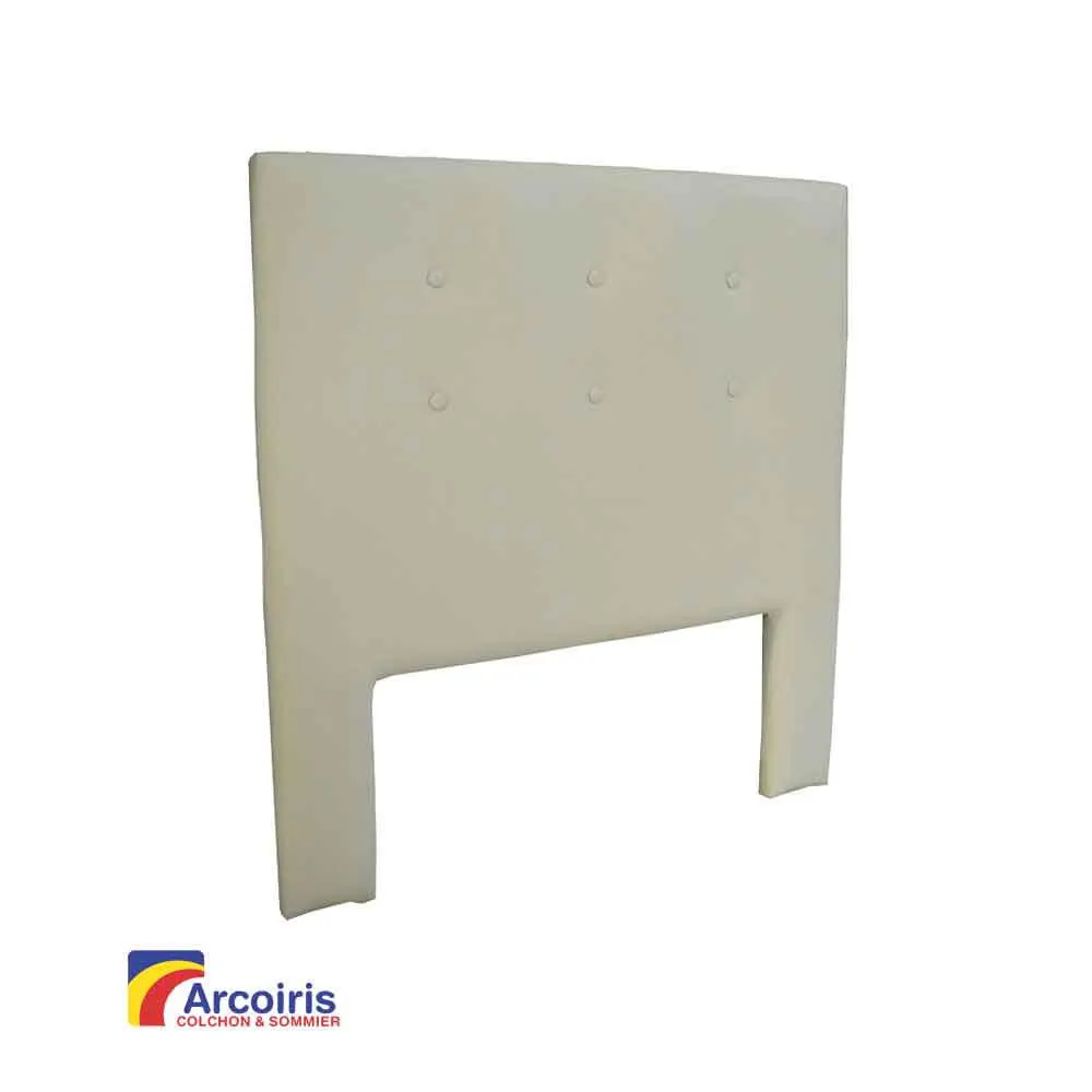 RESPALDO BOTONES TAPIZADO ECOCUERO – para COLCHON de 80cm