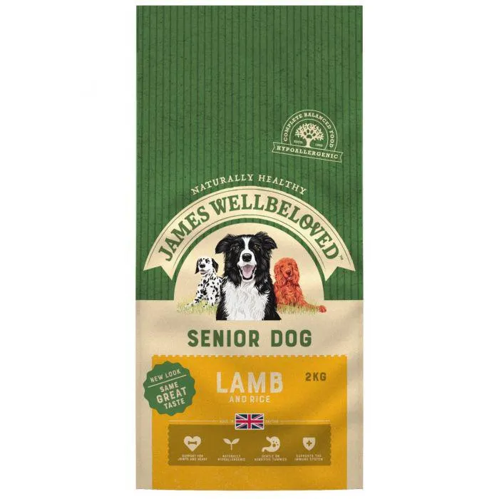James Wellbeloved Complete Senior Lamb and Rice 2kg