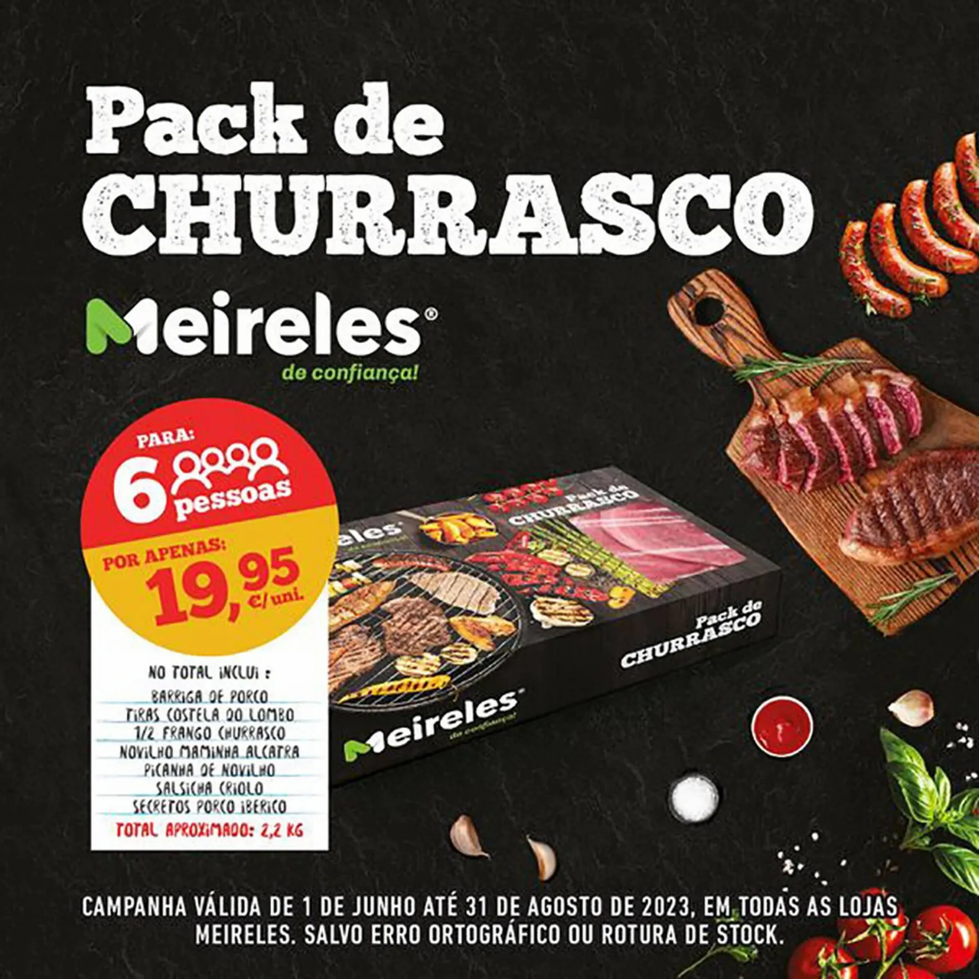 Folheto Folheto Carnes Meireles de 6 de junho até 31 de agosto 2023 - Pagina 1