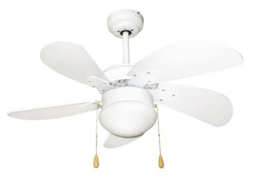 ZEPHIR VENTILATORE DA SOFFITTO 76 CM 5 PALE CON LUCE BIANCO