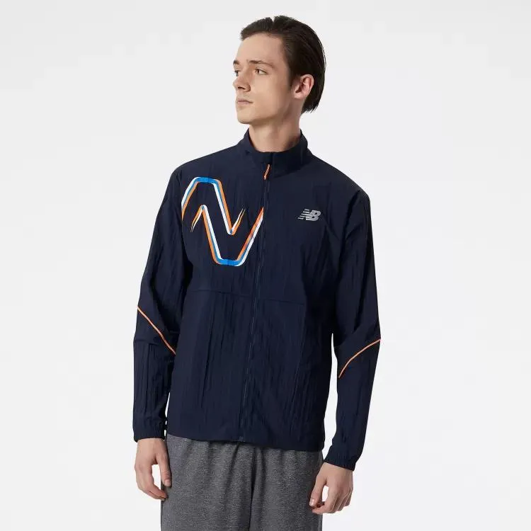 Printed Impact Run Jacket M