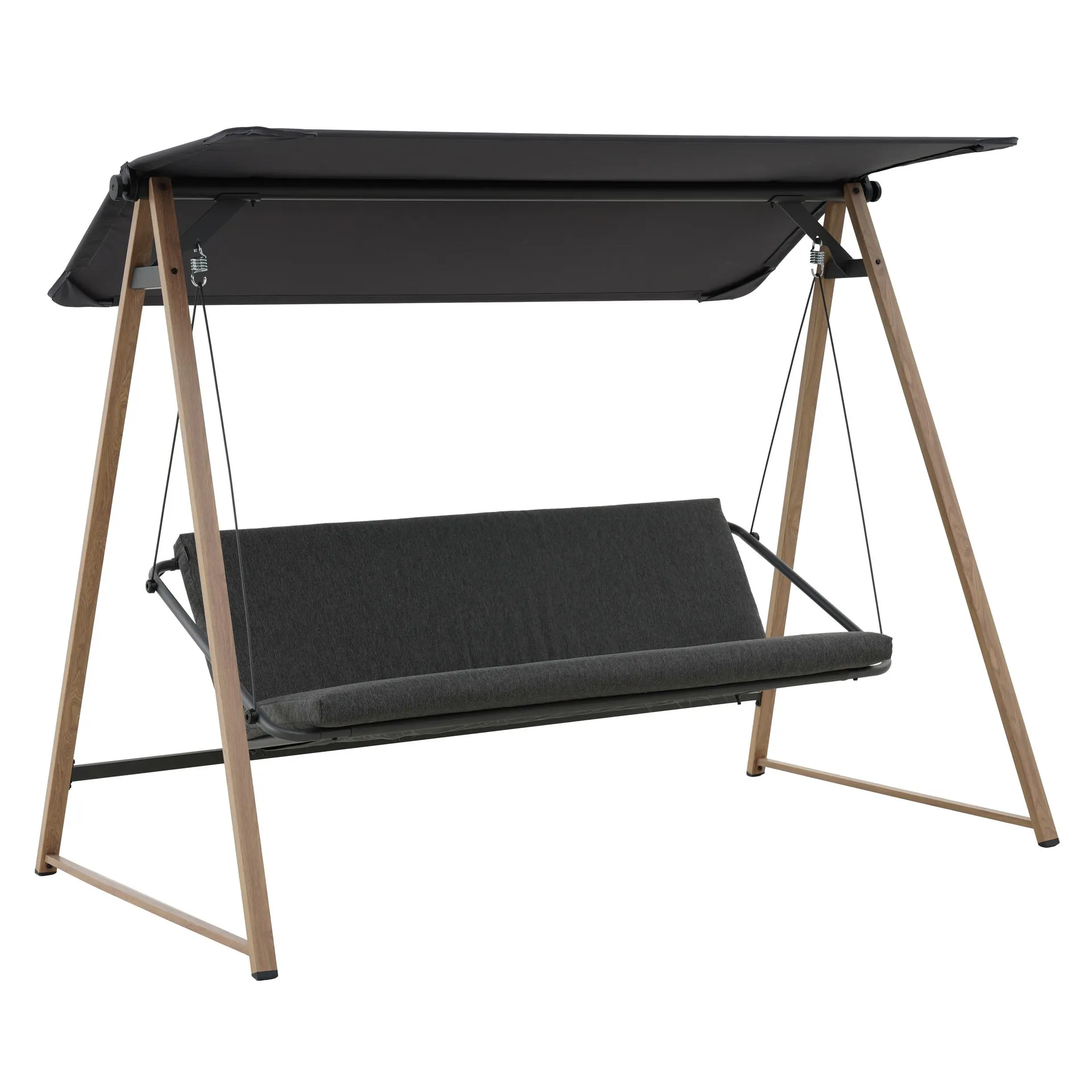 Baloiço Para 3 Pessoas Soly Honey Cinza Escuro