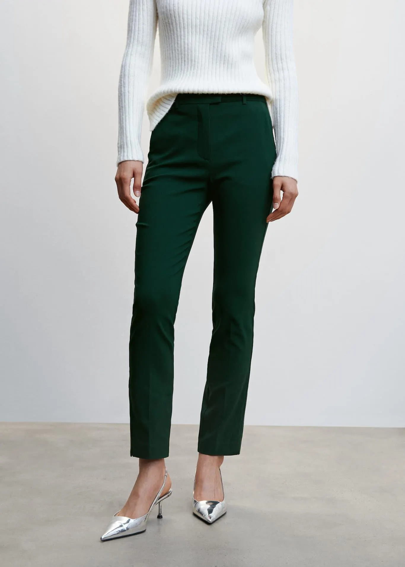 Pantaloni skinny crop
