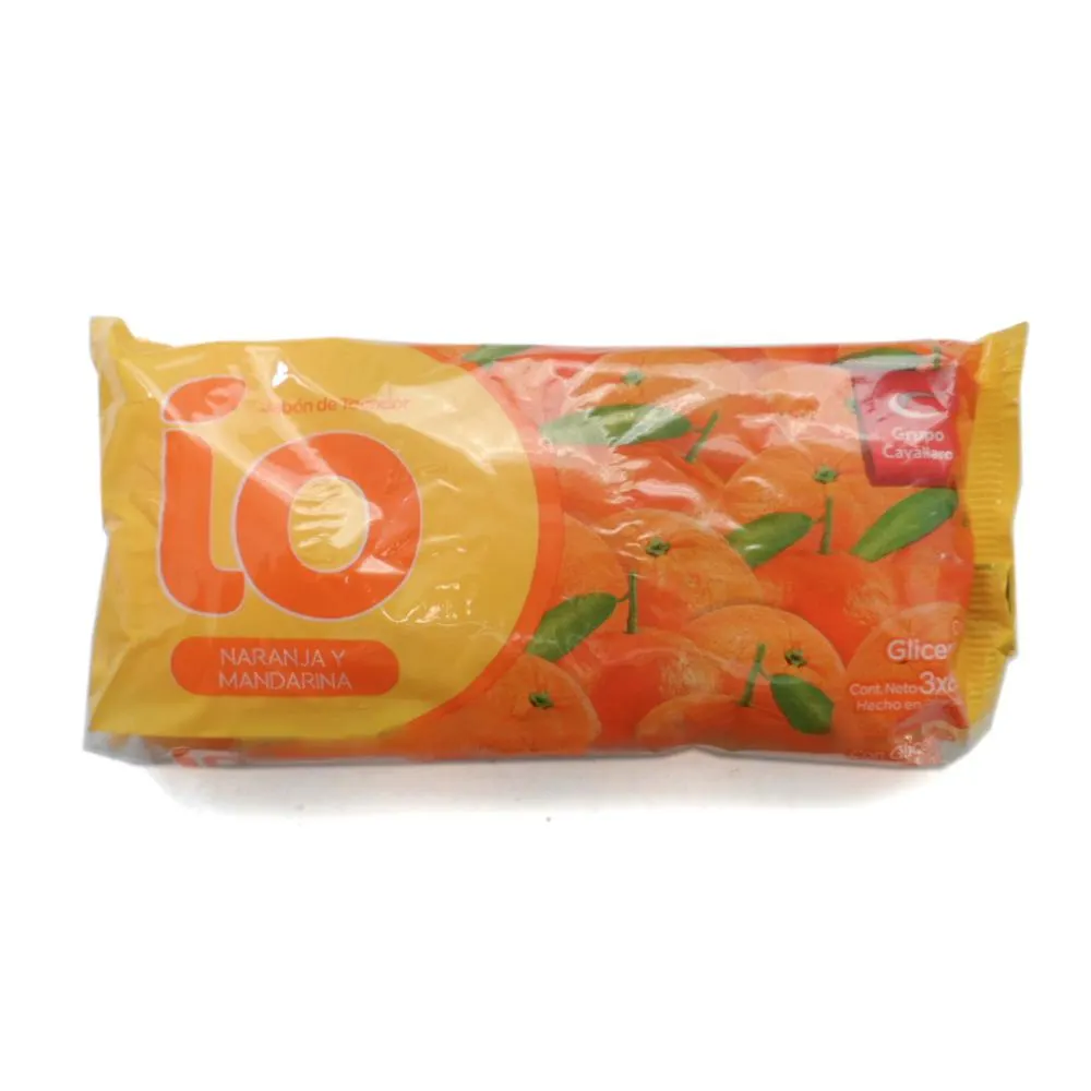 JABON IO NARANJA-MANDARINA 3X80gr