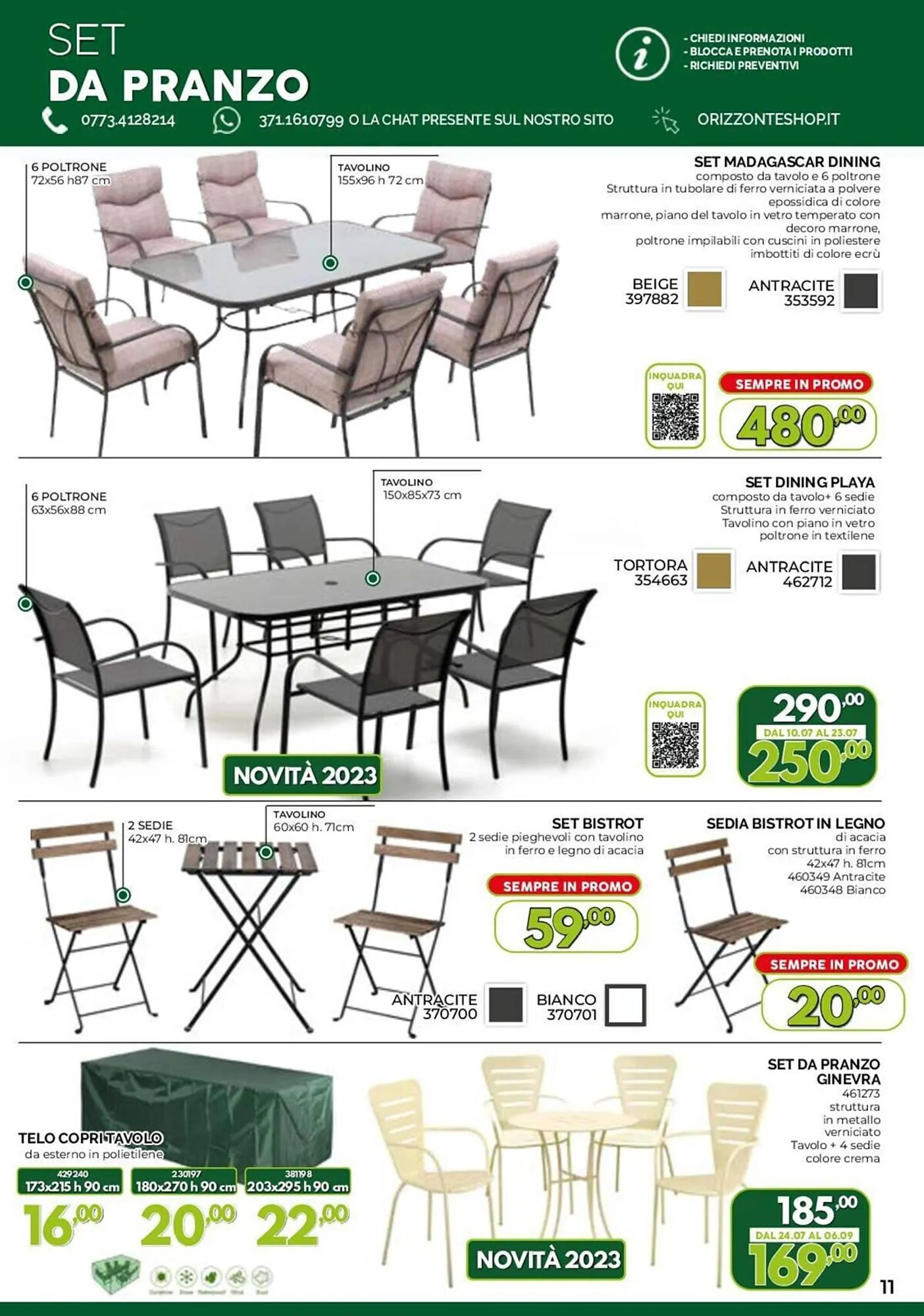 Volantino Orizzonte da 11 aprile a 1 ottobre di 2023 - Pagina del volantino 11