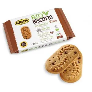BISCOTTI AL FARRO CON GOCCE DI CIOCCO 220 GR -