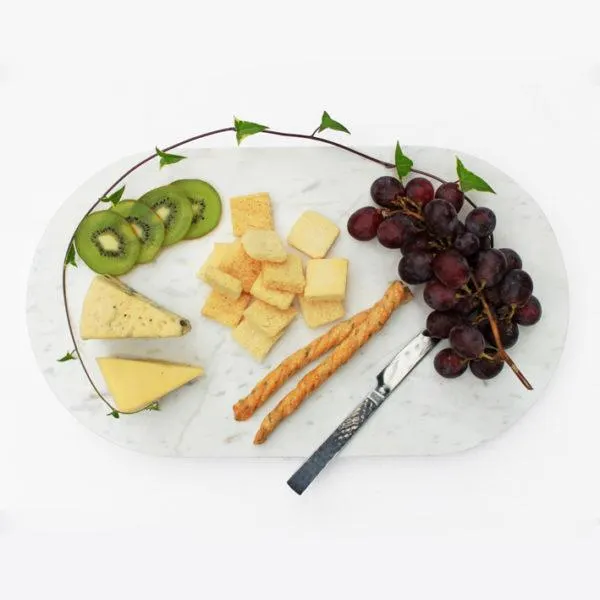 Tabla Ovalada Mármol Kalliston