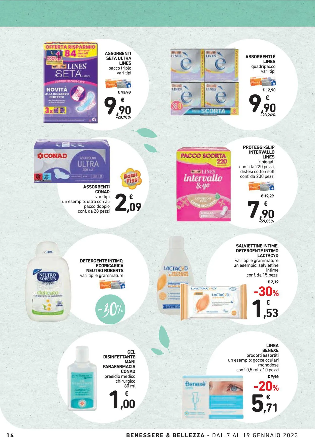 Conad Volantino attuale da 4 gennaio a 1 febbraio di 2024 - Pagina del volantino 14
