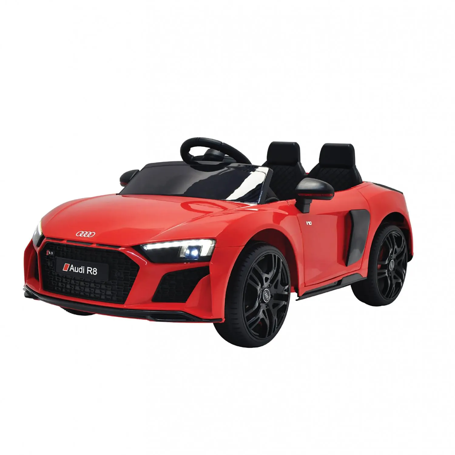 Auto elettrica Audi R8 Spyder Rosso Tango