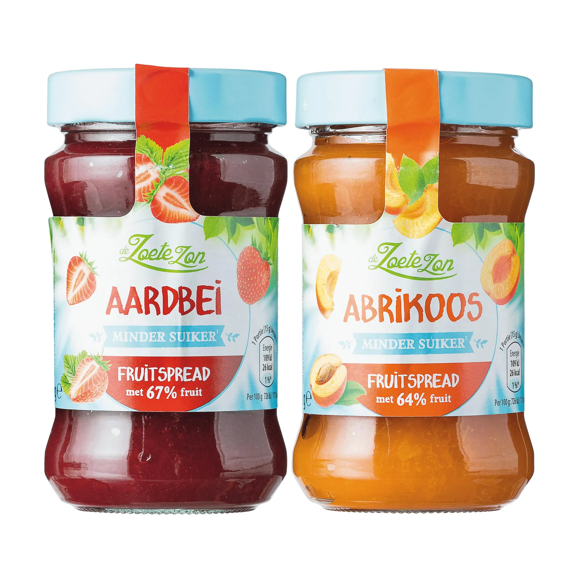 Fruitspread minder suiker