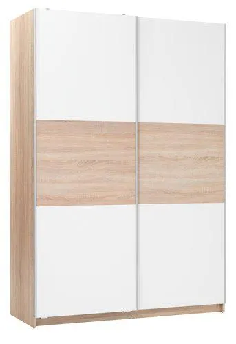 Armario SATTRUP 151x219 blanco/roble