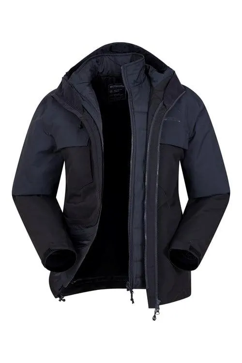 Journey Mens Recycled 3 In 1 Waterproof Jacket