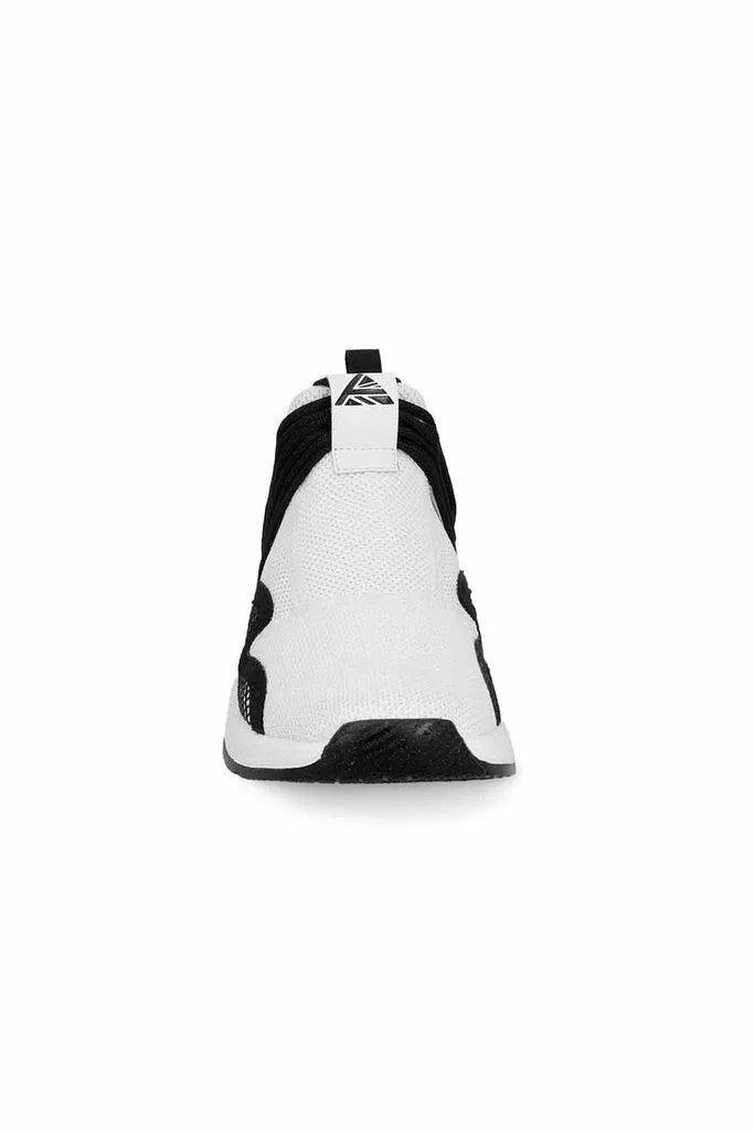 030468 Tenis Casuales Color Blanco-Negro