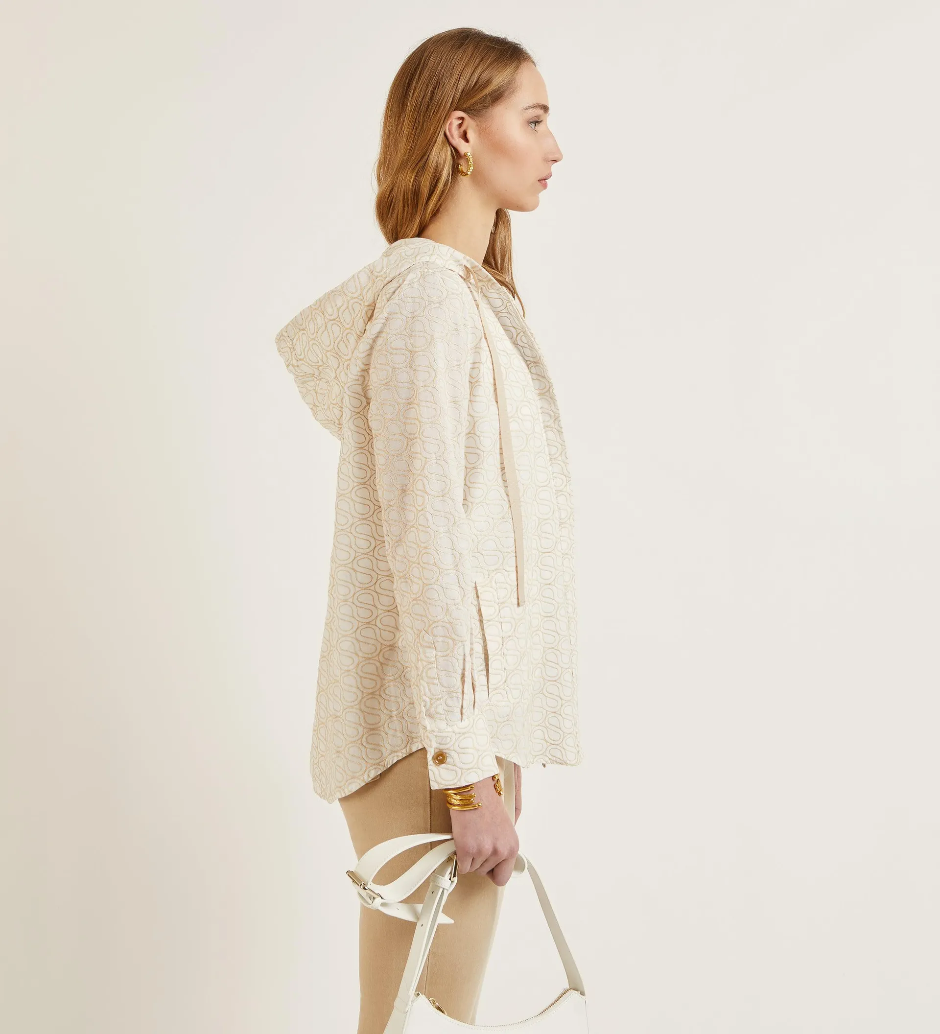 Chaqueta algodón bordado