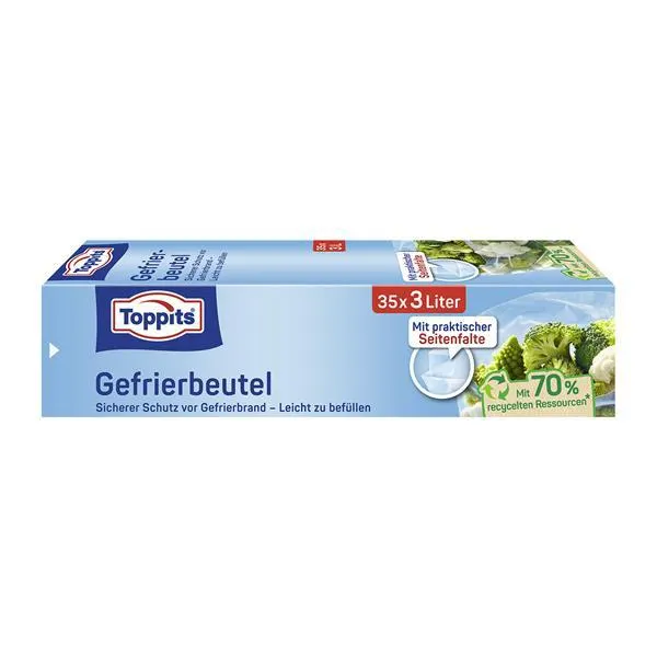 Toppits Gefrierbeutel 3L