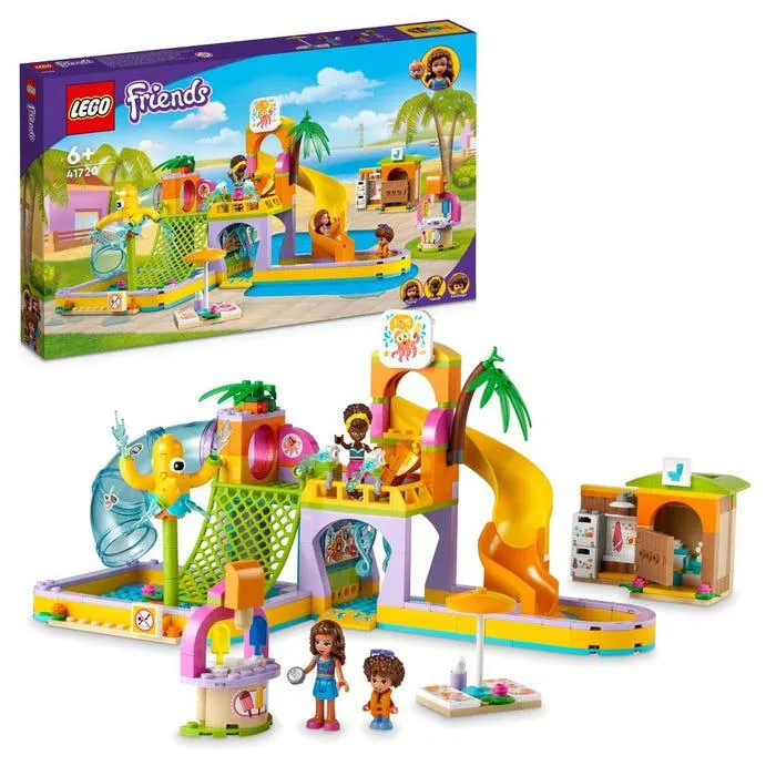 LEGO® 41720 Friends Water Park Summer Set with Swimming Pool