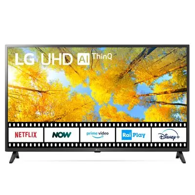 Dimensioni schermo (pollici) 43 - Smart Tv - Risoluzione 4K