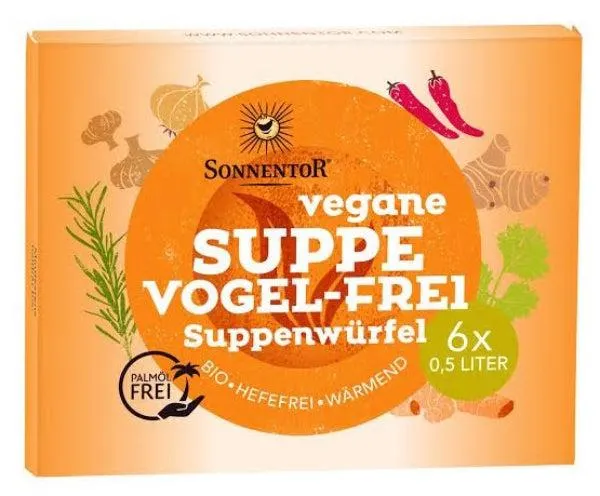 Kasvisliemikuutiot, hiivaton, 60 g